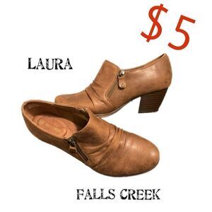 $5 ADD ON ITEM Falls creek “Laura” brown ankle boots